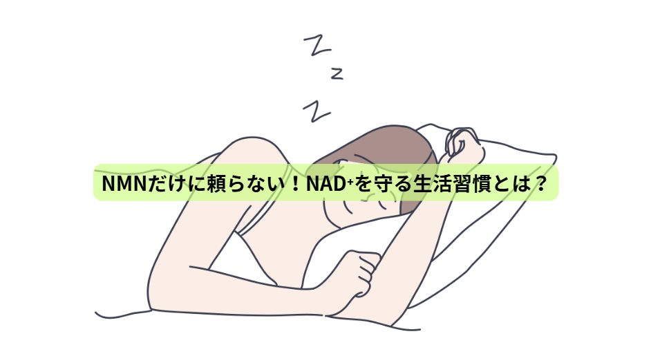 NMNのはなし【第６回】　NMNだけに頼らない！NAD⁺を守る生活習慣とは？