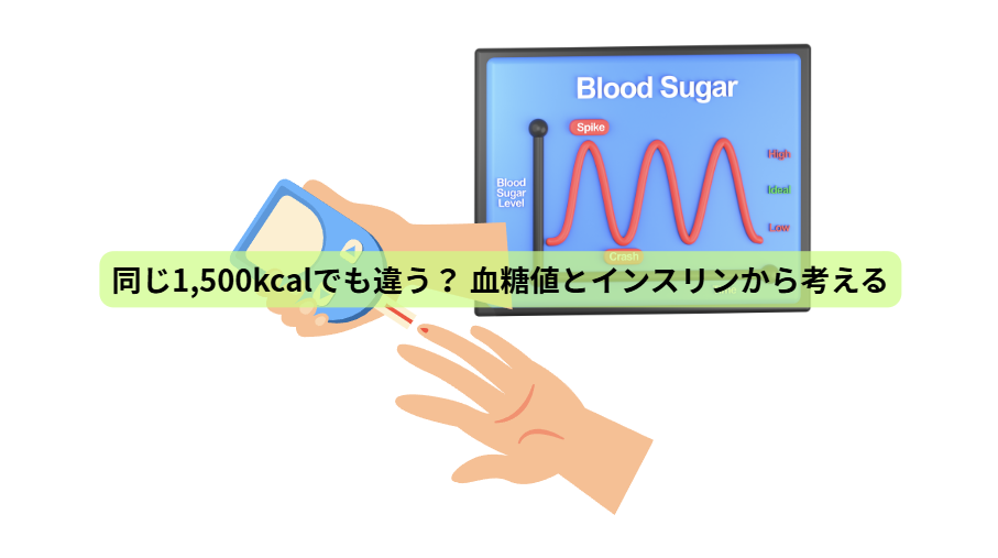 それでもやっぱりケトジェニックダイエット【第２回】　同じ1,500kcalでも違う？ 血糖値とインスリンから考える