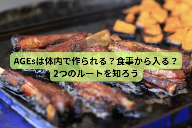 AGEｓのはなし【第2回】AGEsは体内で作られる？食事から入る？2つのルートを知ろう